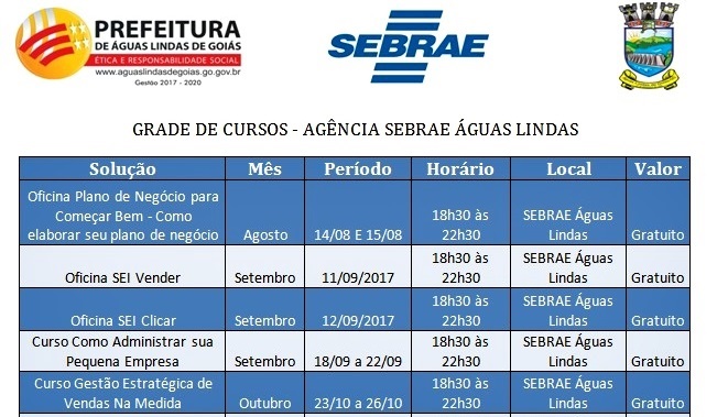 Sebrae oferece 50 vagas em curso grátis para microempreendedores