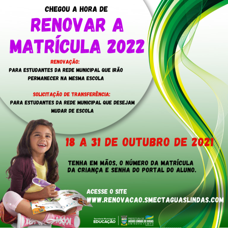 Comunicado - Renovação de Matrícula para 2023