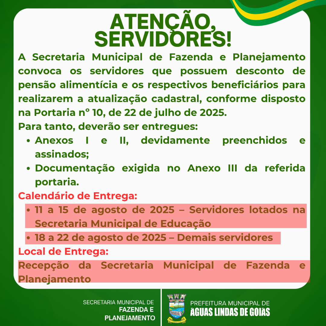 PENÇÃO ALIMENTICIA - SECRETARIA DE FAZENDA